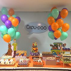Scooby Doo mesa de dulces
