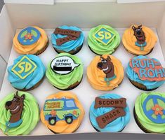 Scooby Doo cupcakes